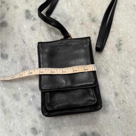 Americana by SHARIF Black Leather Crossbody Bag - Picture 9 of 9